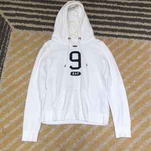 White Abercrombie & Fitch hoodie